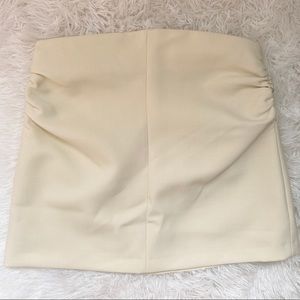 ZARA Ruched Mini Skirt